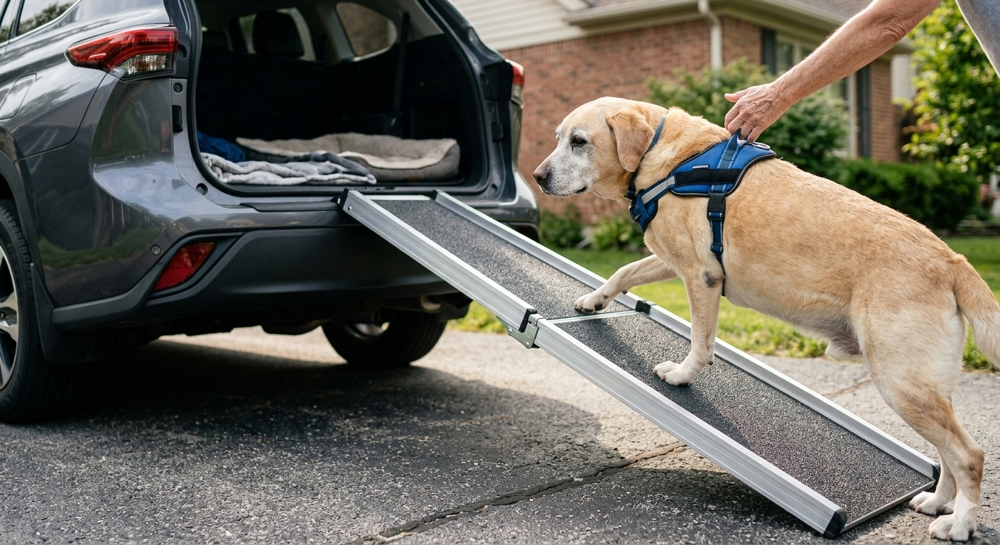 Ramp for Elderly Dogs: Supporting Aged Canines